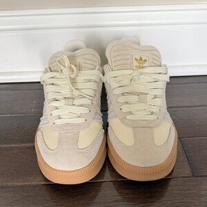 Adidas Samba XLG wonder white, magic beige, gum